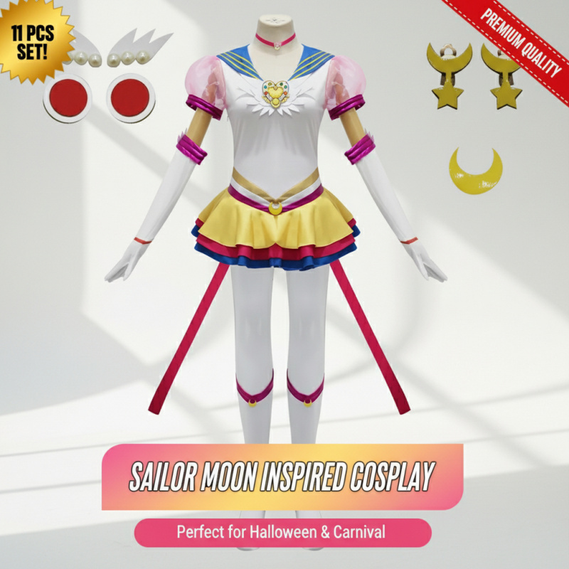 Women'S Yellow Accessories - ☆SunlCos 11PCS Anime Tsukino Usagi Cosplay