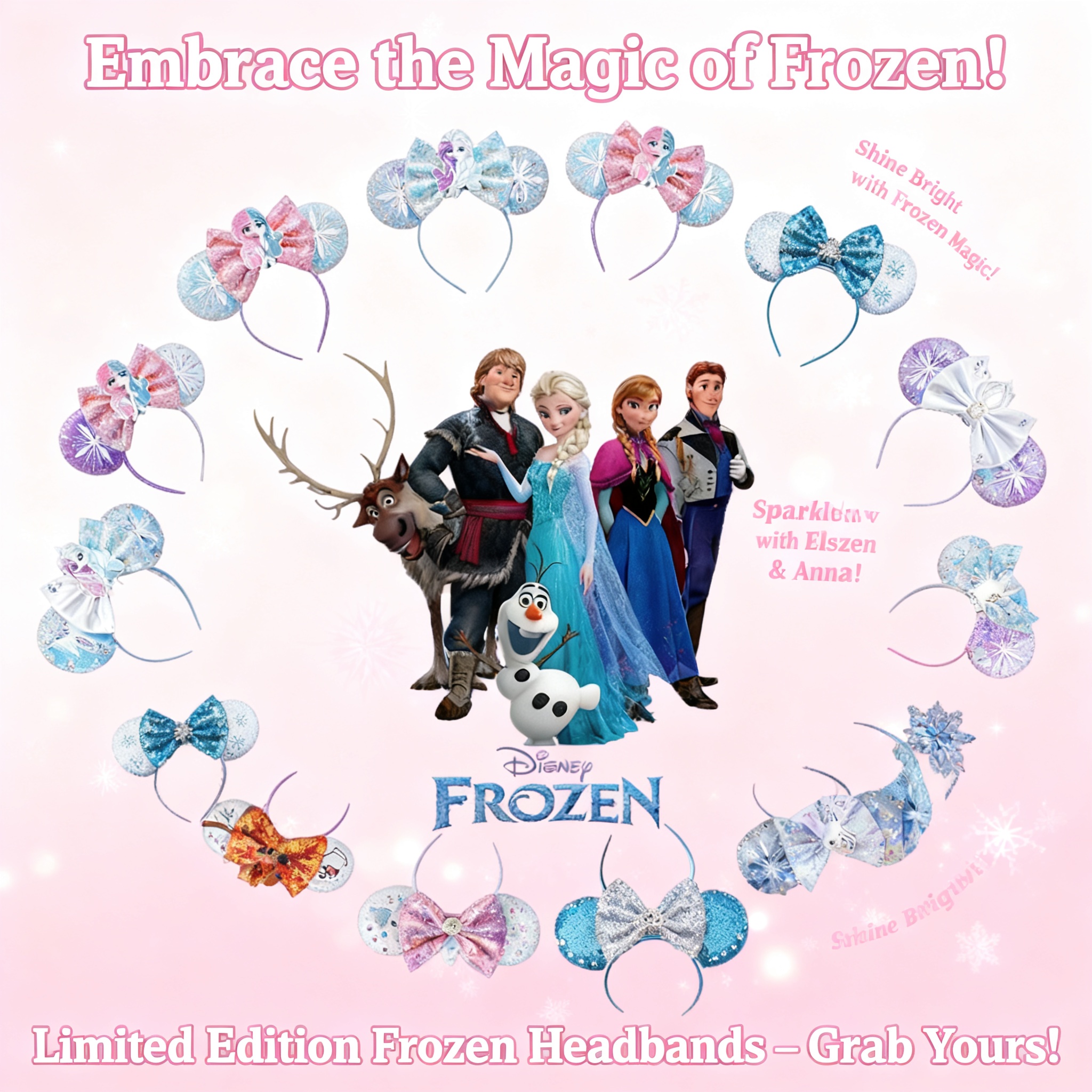 Women Accessories Aesthetic - Disney Frozen Elsa Princess Anna Snowflake