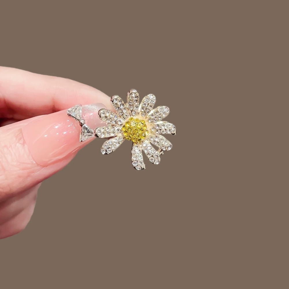 Women'S Yellow Accessories - Yellow Daisy Hair Claw Clip With
