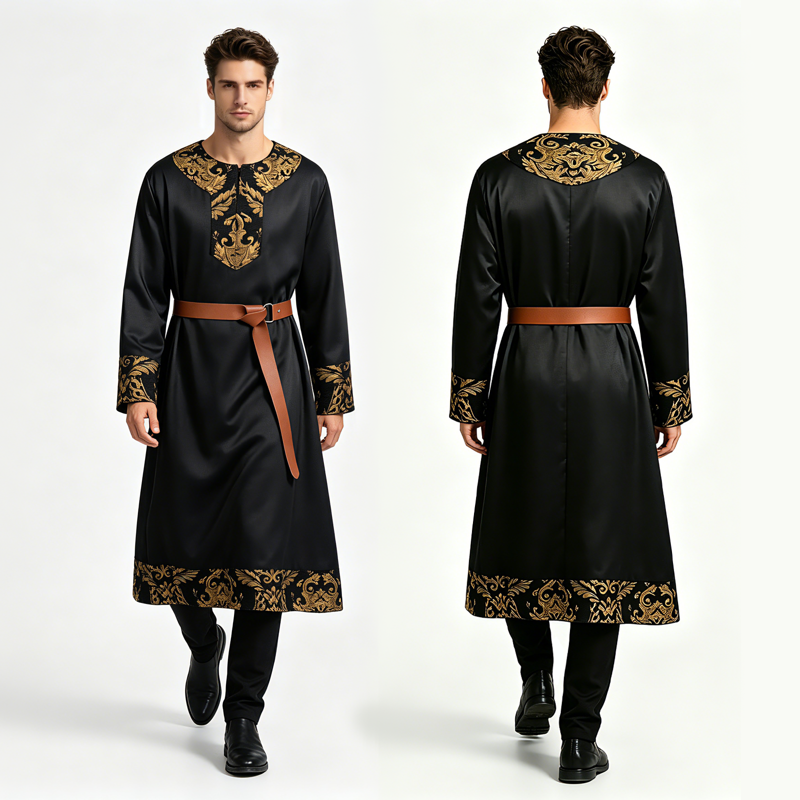 Women Electronic Accessories - Men's Medieval Renaissance Tunic Robe, Vintage