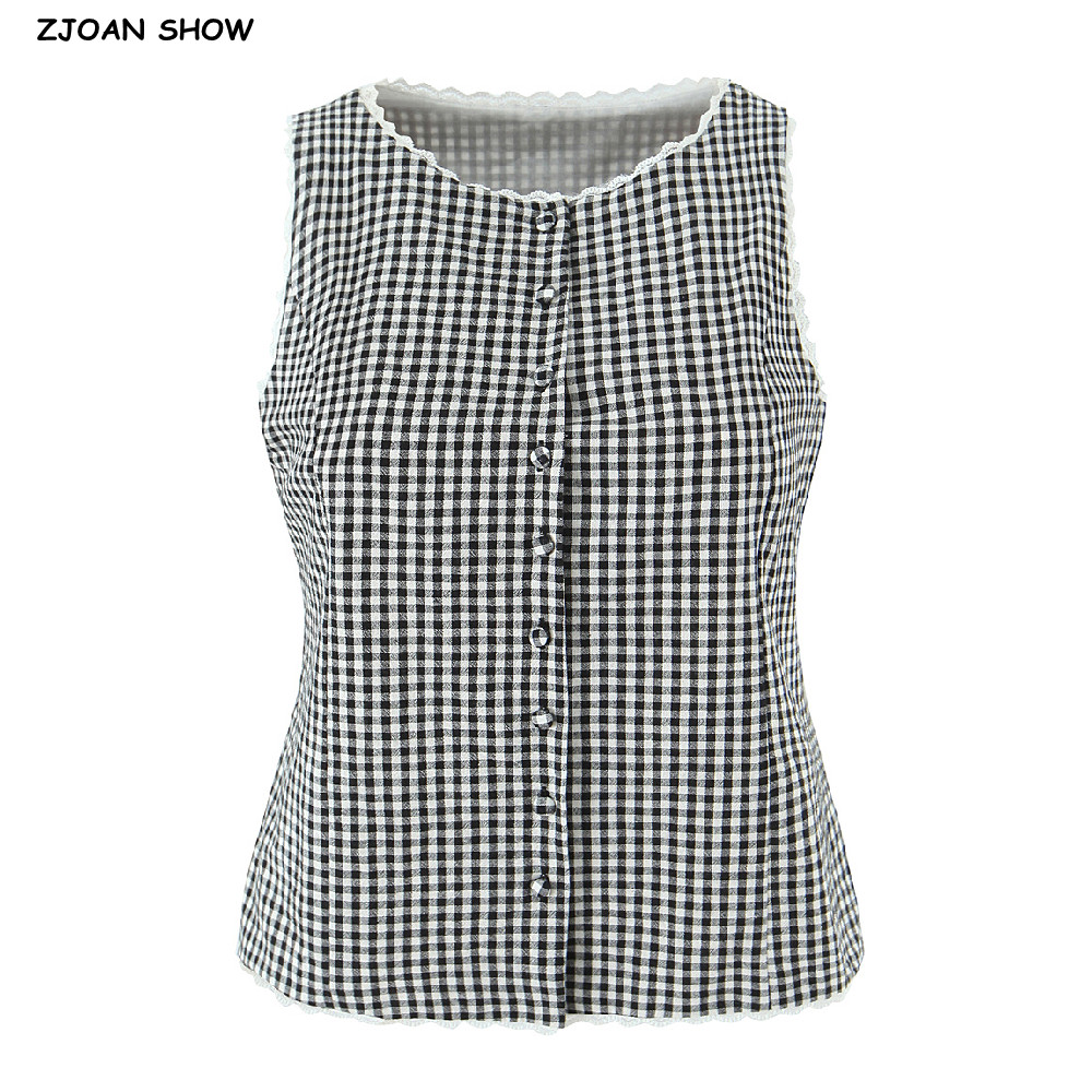 Women Electronic Accessories - 2025 Chic Black White Plaid Spliced