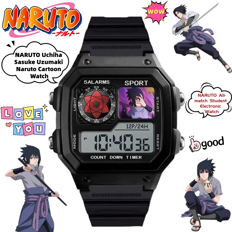 Women Electronic Accessories - Naruto Watch Sasuke Obito Uchiha Madara