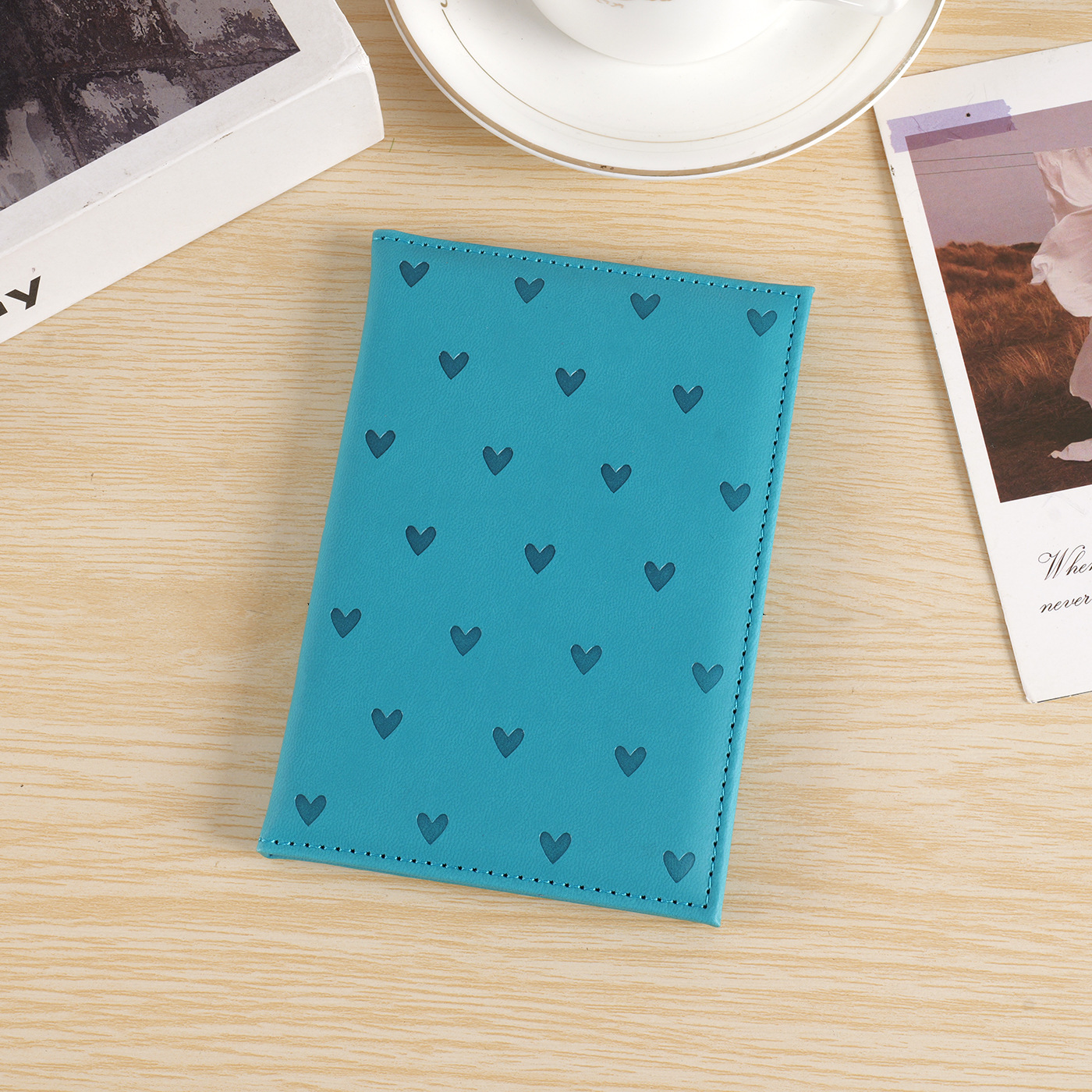 Women'S Accessories Wallet - Cute Heart Print Passport Cover Travel