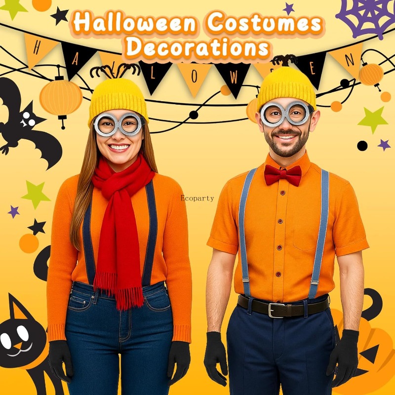Halloween Costumes for Men Wom - Women'S Yellow Accessories のレビューと価格