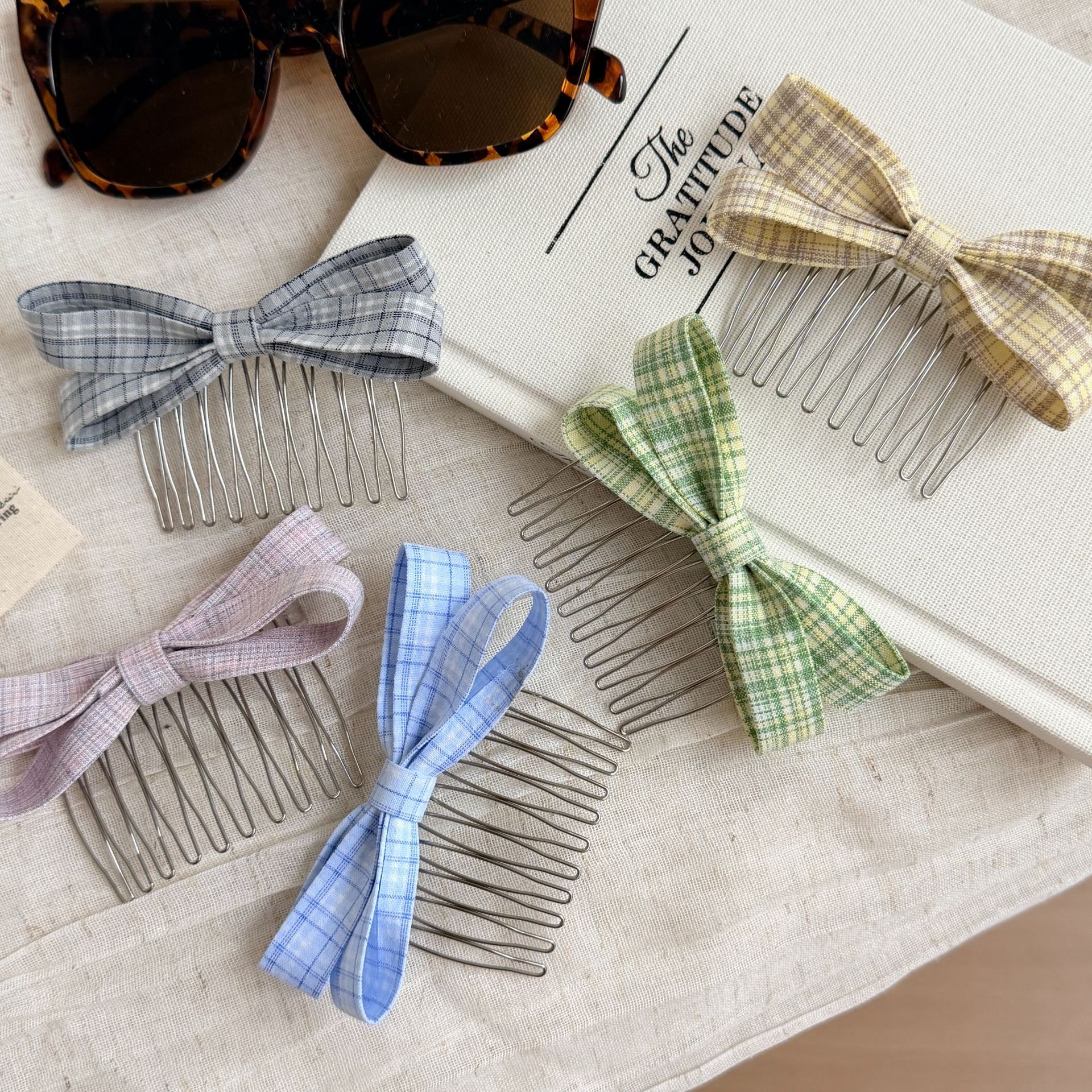 Simple Bow Hairpin For Women C - Women Accessories Aesthetic のレビューと価格