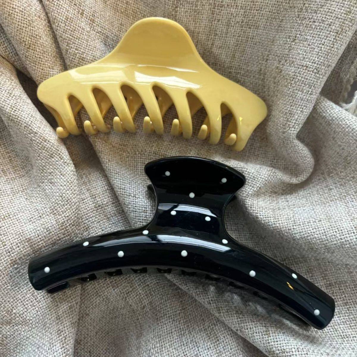 Korean style black polka dot h - Women'S Yellow Accessories のレビューと価格