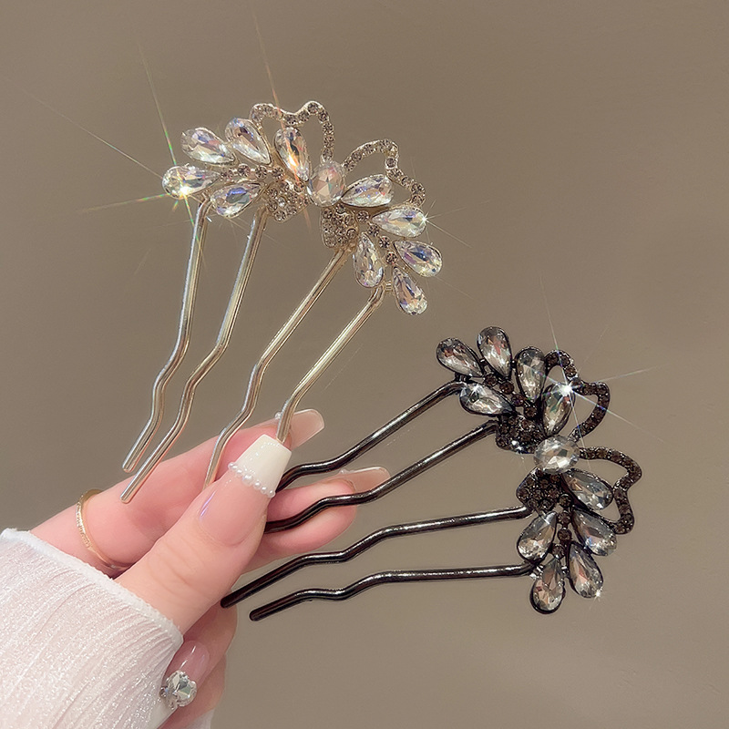Fashion Rhinestones U-Shaped H - Women Accessories Aesthetic のレビューと価格