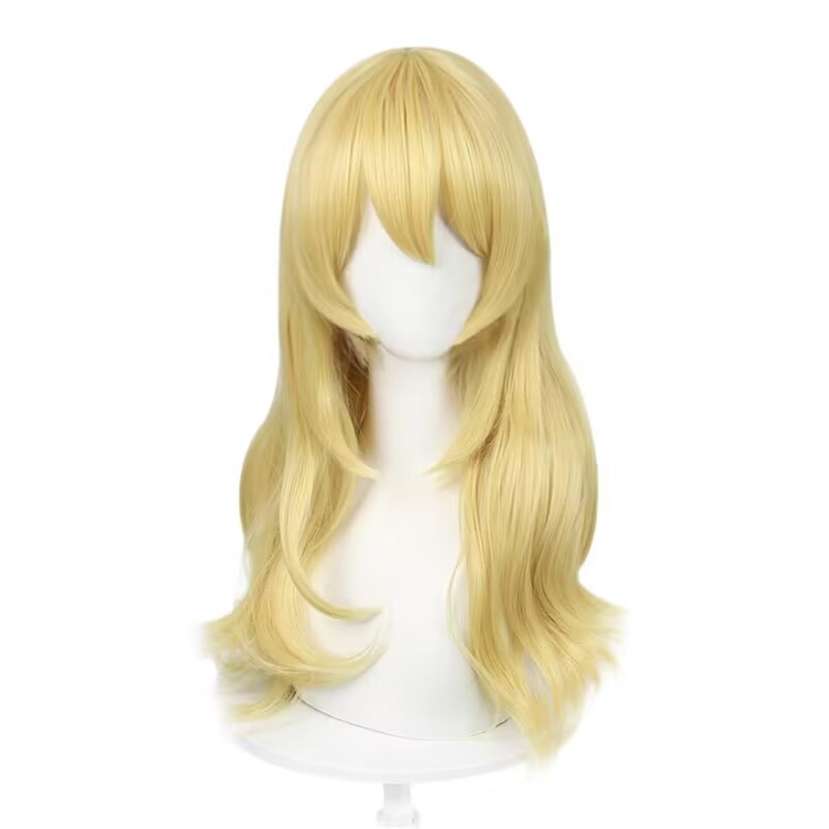 60cm Long Yellow Blonde Loose  - Women'S Yellow Accessories のレビューと価格