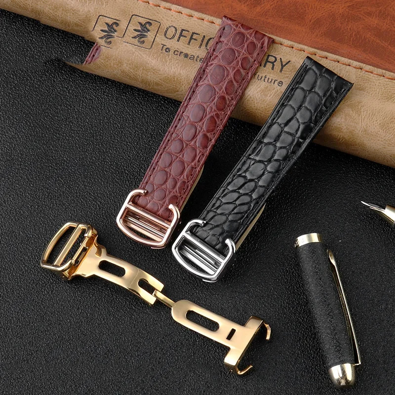 Crocodile Watchband 16 18 20 2 - Women'S Accessories Cartier のレビューと価格