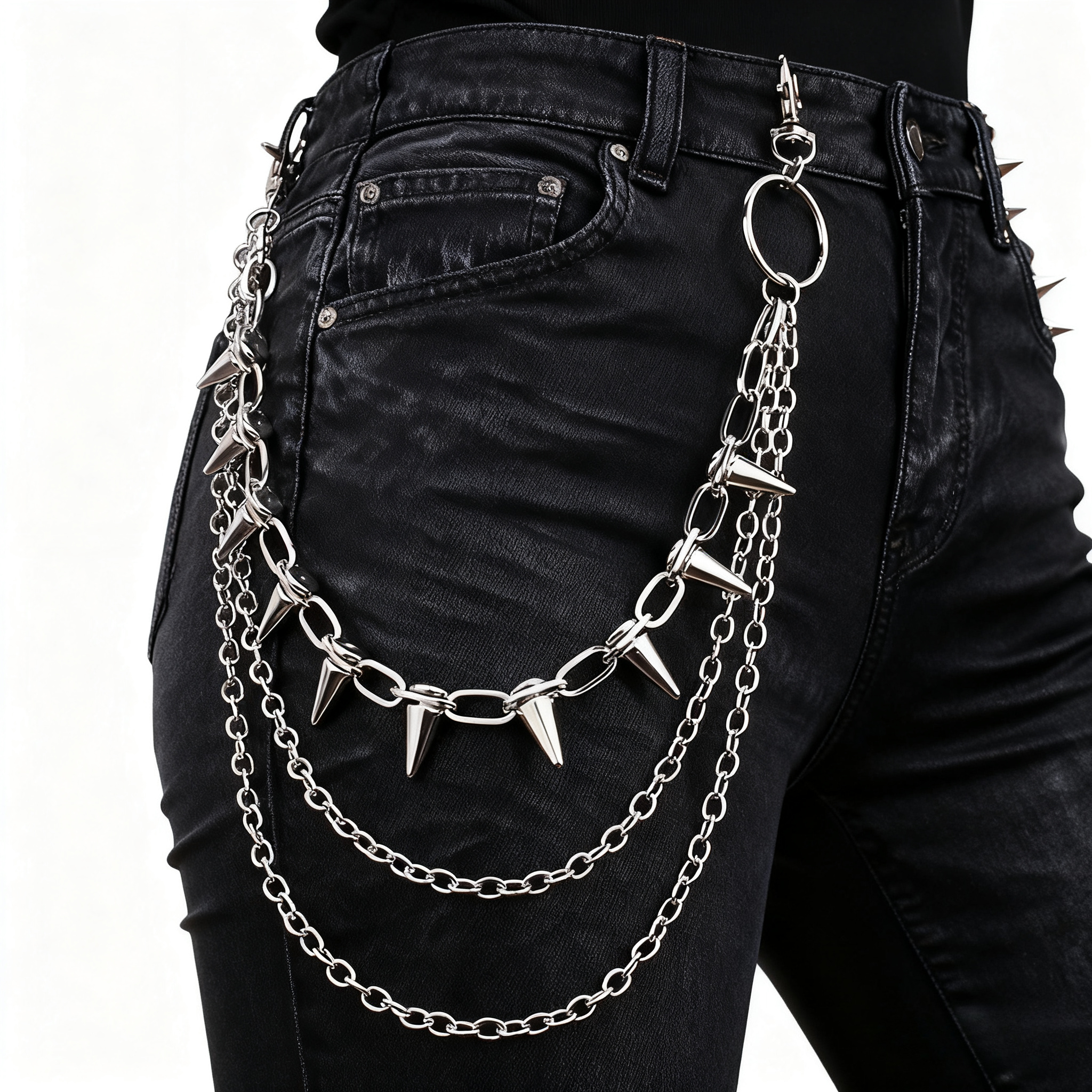 Unisex Hip Hop Punk Rock Metal - Women'S Accessories Wallet のレビューと価格