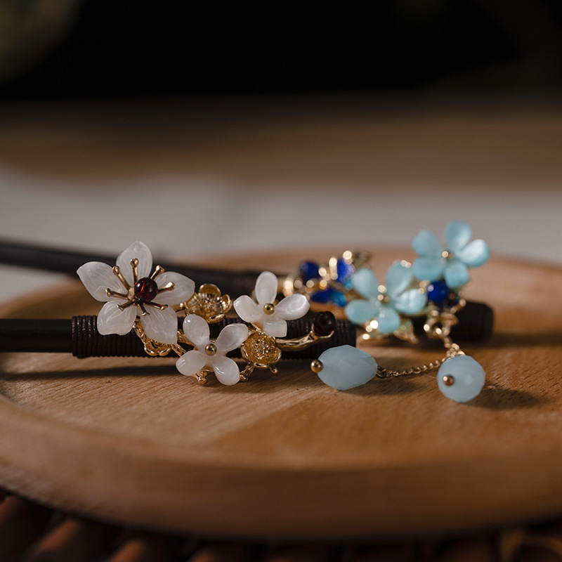 1Pc Wooden Hairpin Headdress f - Women Accessories Aesthetic のレビューと価格