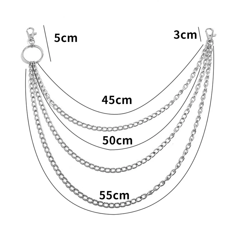 Layer Metal Belt Chain Punk Ho - Women Electronic Accessories のレビューと価格