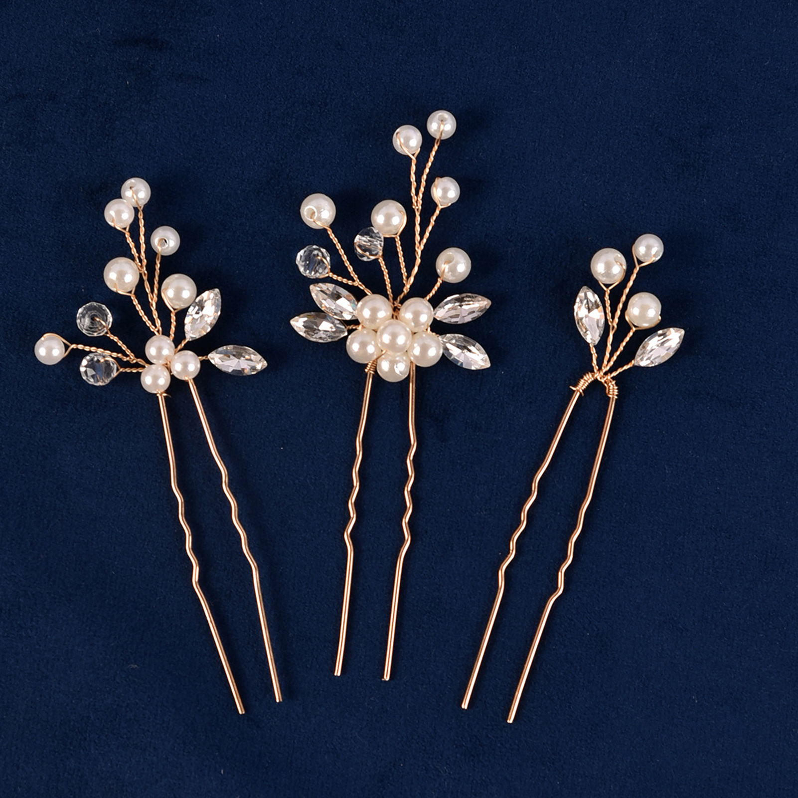 3pcs Bride Hairpin Trendy Hair - Women Accessories Aesthetic のレビューと価格