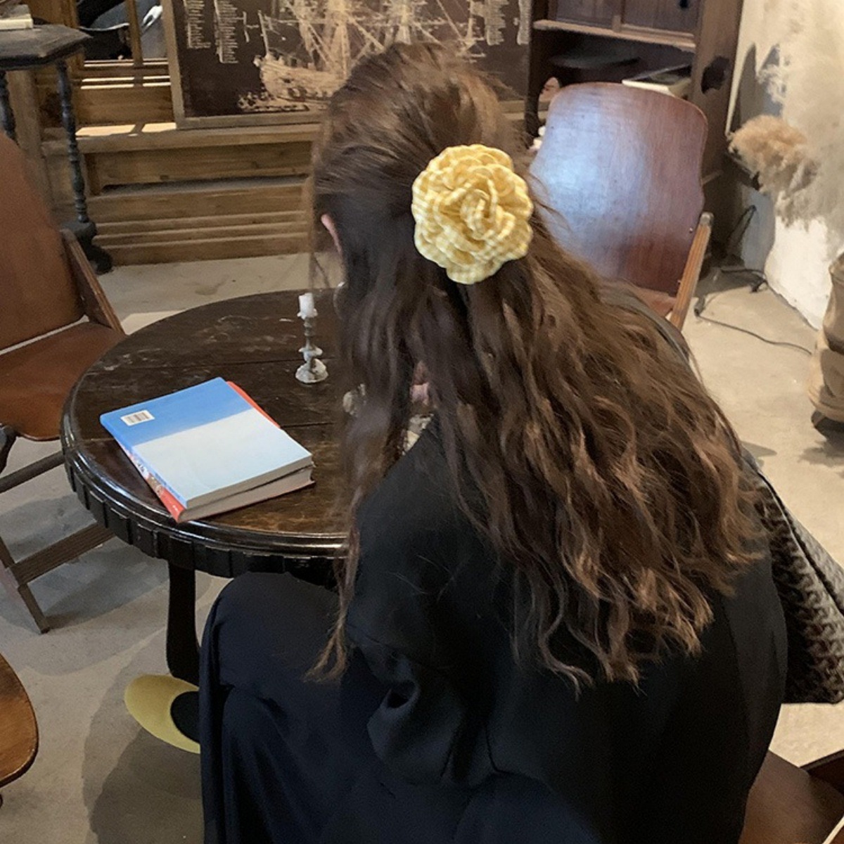 Women's Hair Claw Clip Checker - Women'S Yellow Accessories のレビューと価格