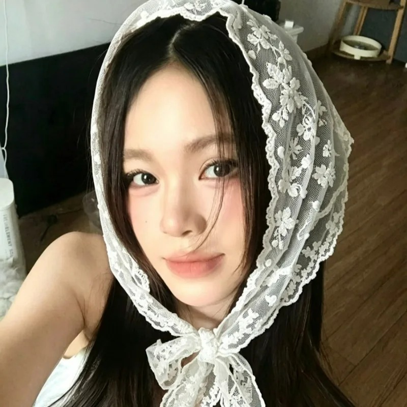 Vintage Lace Head Scarf Womens - Women Electronic Accessories のレビューと価格