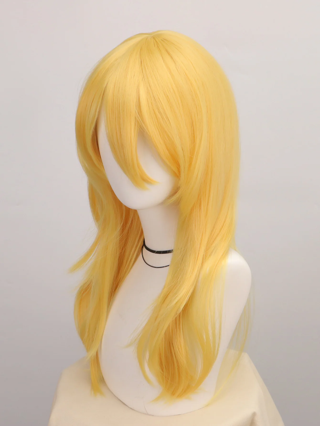 Yellow Long Great Wavy Curly C - Women'S Yellow Accessories のレビューと価格