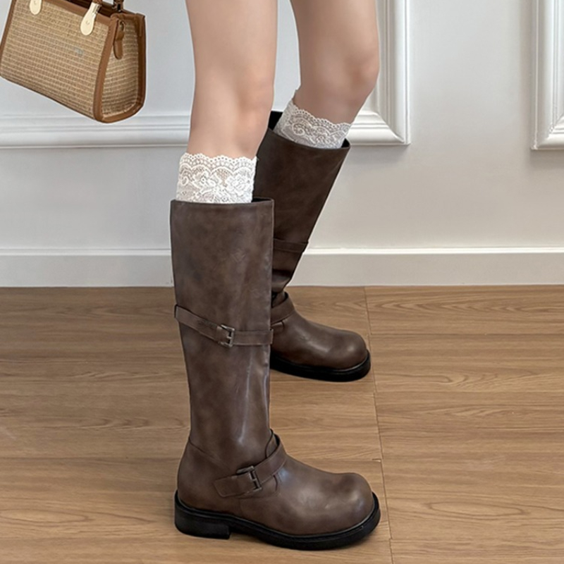 Vintage Belt Buckle Women Knee - Women Electronic Accessories のレビューと価格