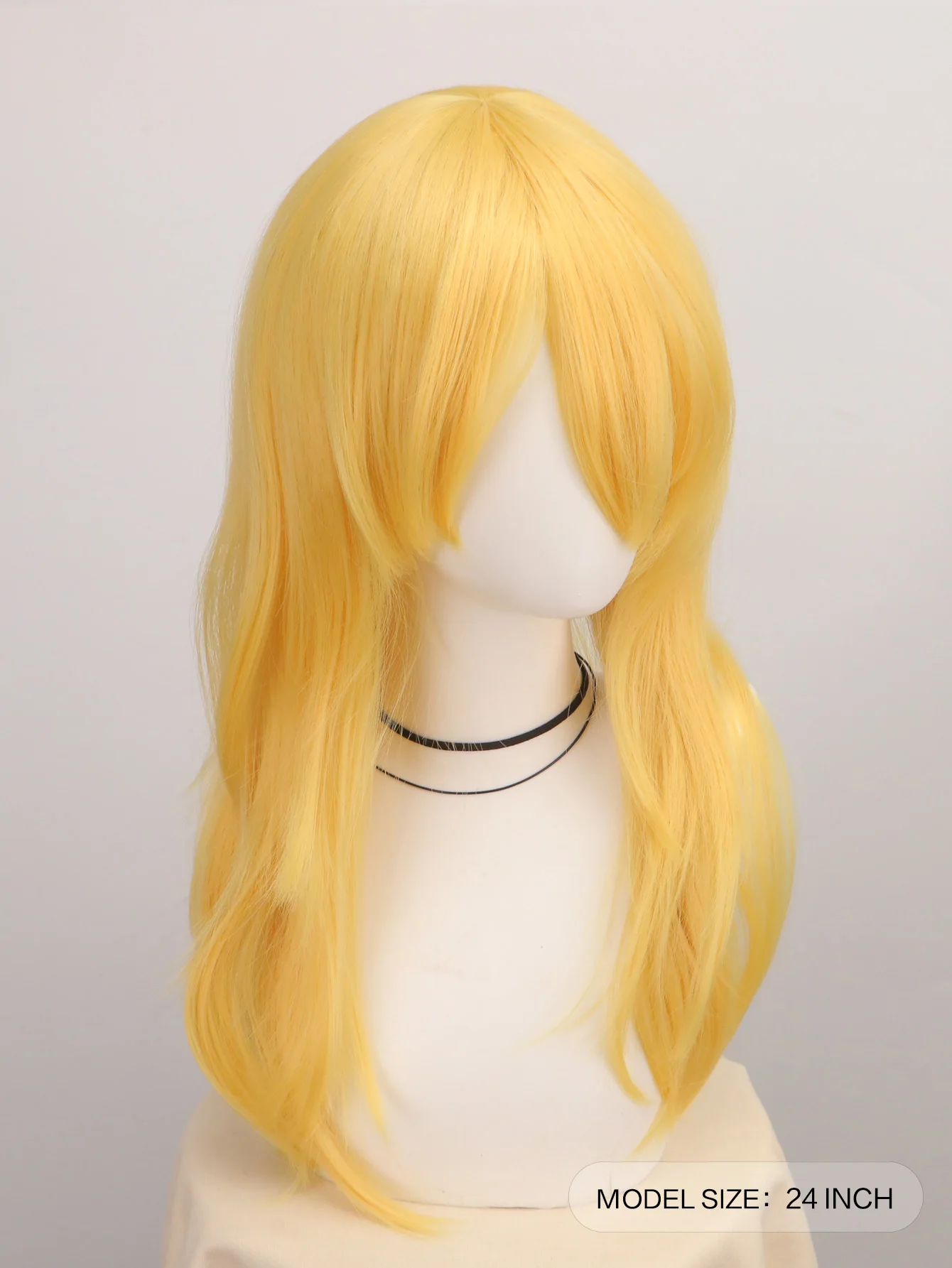 Yellow Long Great Wavy Curly C - Women'S Yellow Accessories のレビューと価格