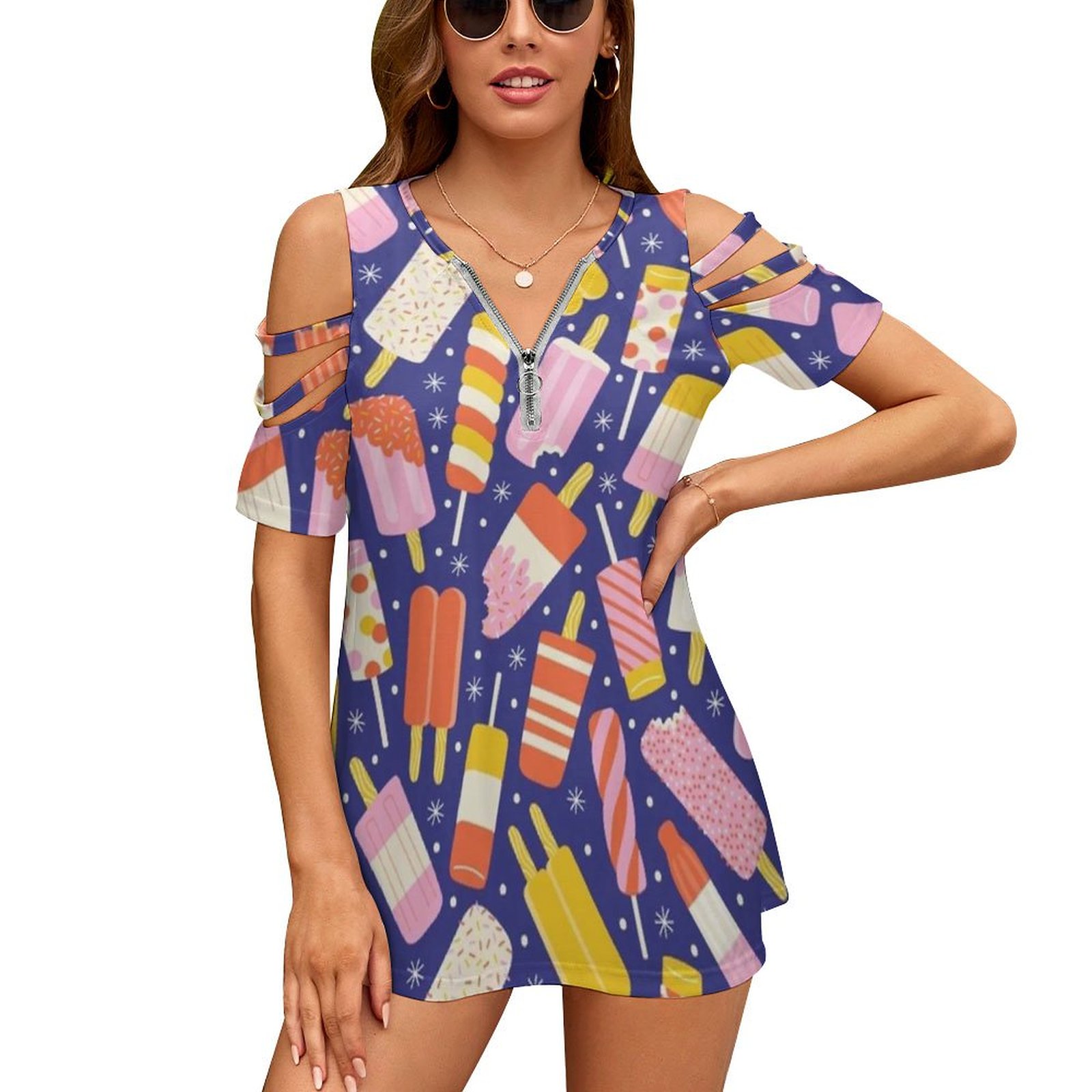 Popsicles New Fashion Zip Off  - Women Accessories Vector のレビューと価格
