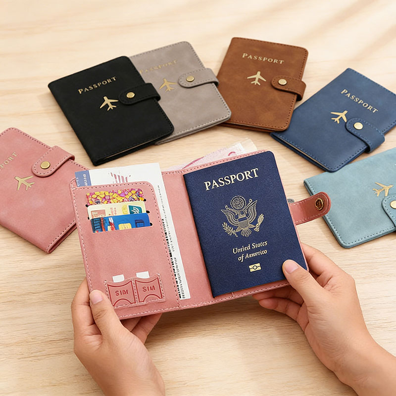 Leather Passport Holder Covers - Women'S Accessories Wallet のレビューと価格