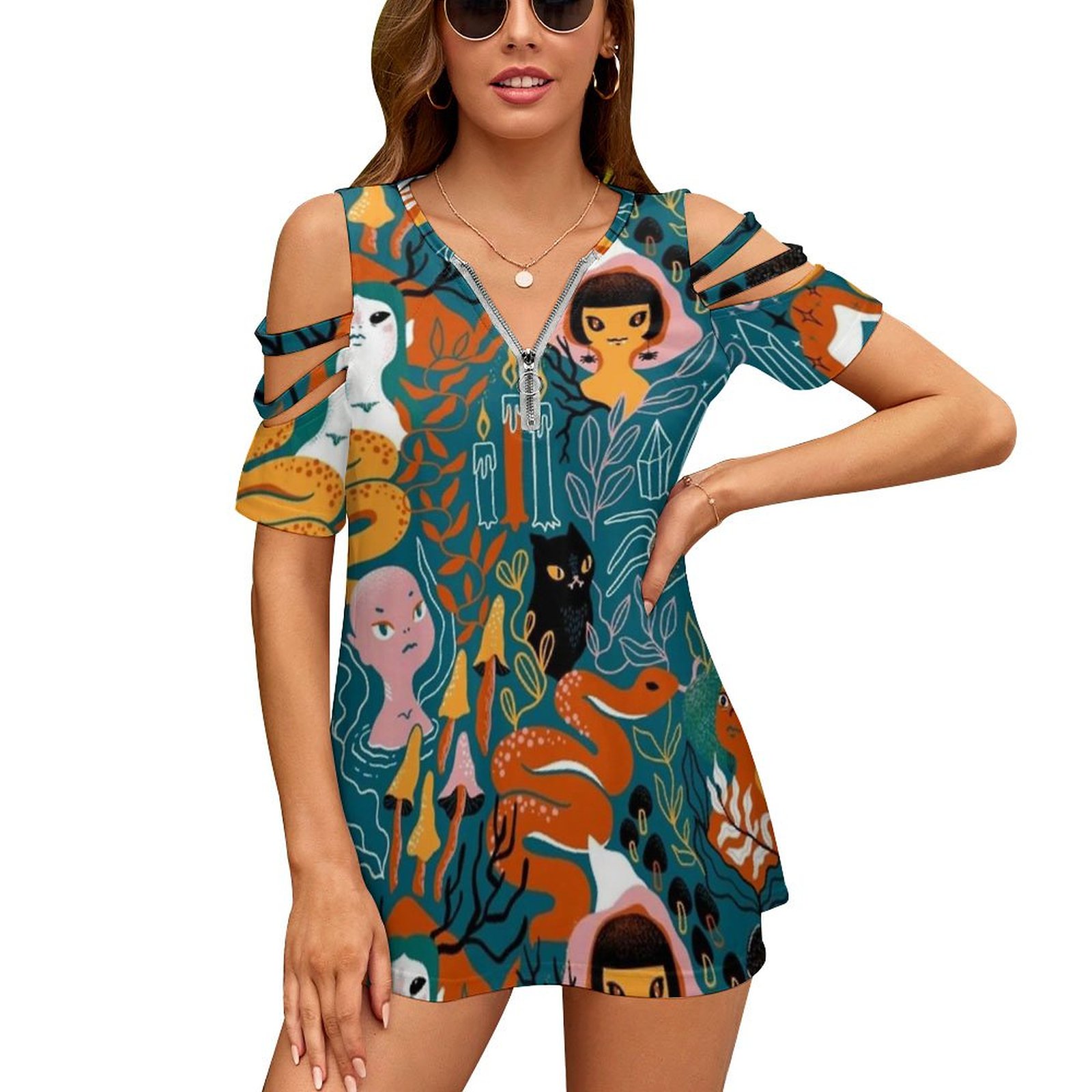 Coven. Witch Magic Sisters. Ne - Women Accessories Vector のレビューと価格