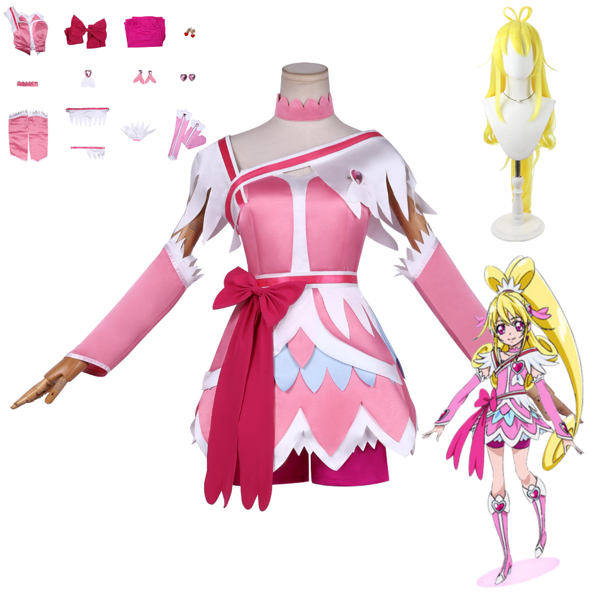 Anime Doki Doki! PreCure Cure  - Women Accessories Aesthetic のレビューと価格