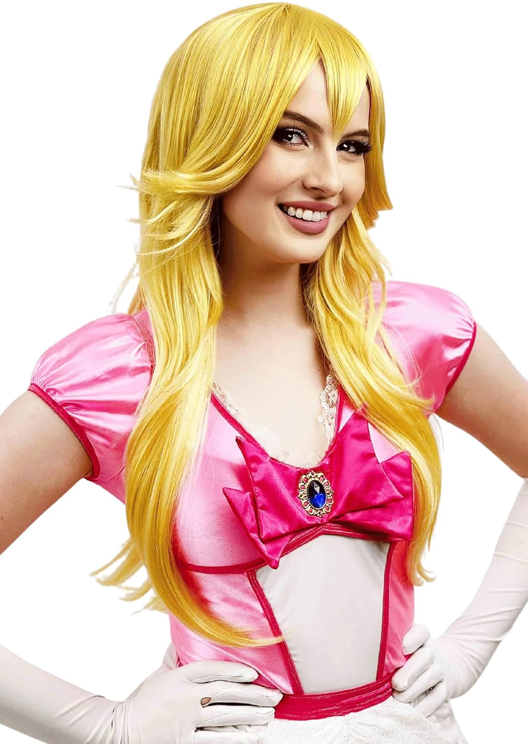 Princess Wigs Long Wavy Hallow - Women'S Yellow Accessories のレビューと価格