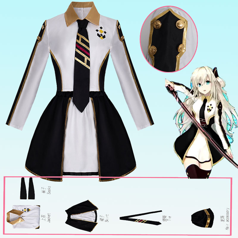 Anime Womens Costume Cosplay S - Women Accessories Set のレビューと価格
