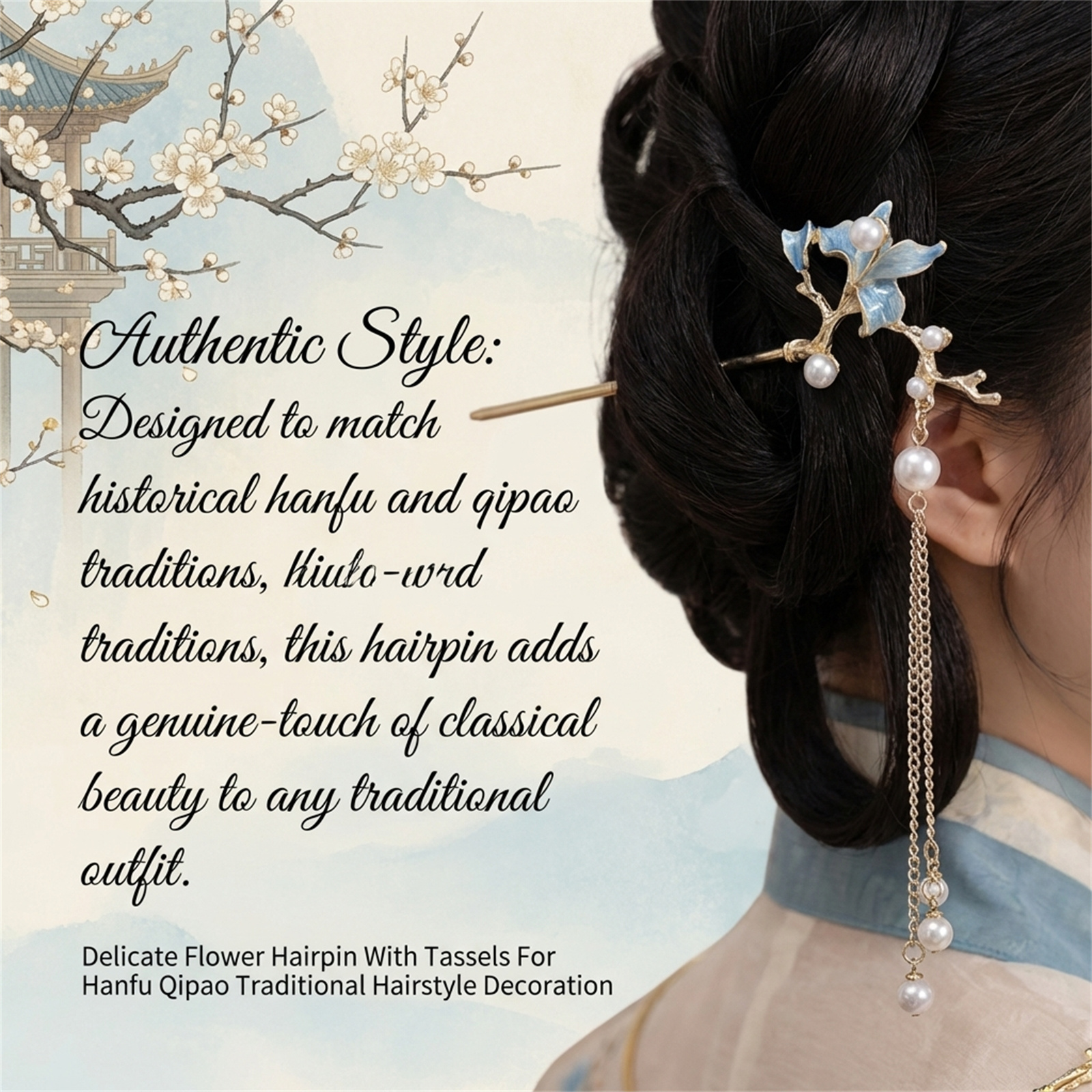New Chinese Style Antique Hair - Women Accessories Aesthetic のレビューと価格