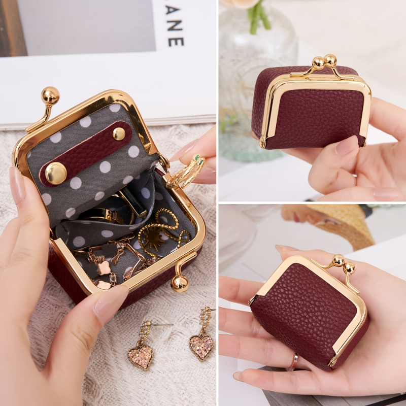 Mini Leather Coin Purse – with - Women'S Accessories Wallet のレビューと価格