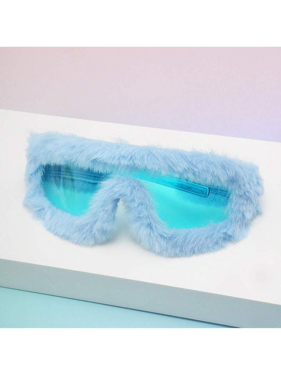 Furry Yellow Fashion Sunglasse - Women'S Yellow Accessories のレビューと価格