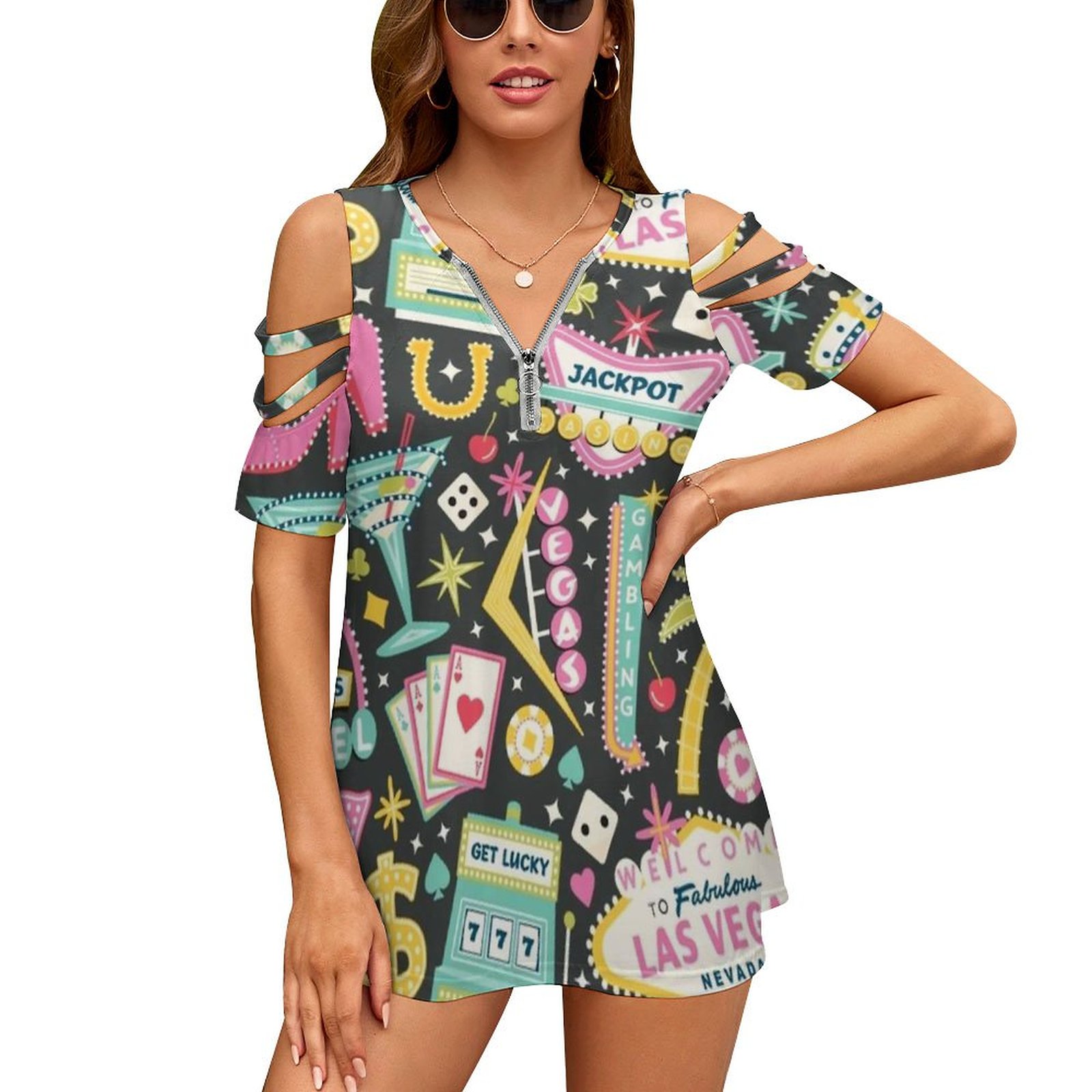 Viva Las Vegas Women's T-Shirt - Women Accessories Vector のレビューと価格