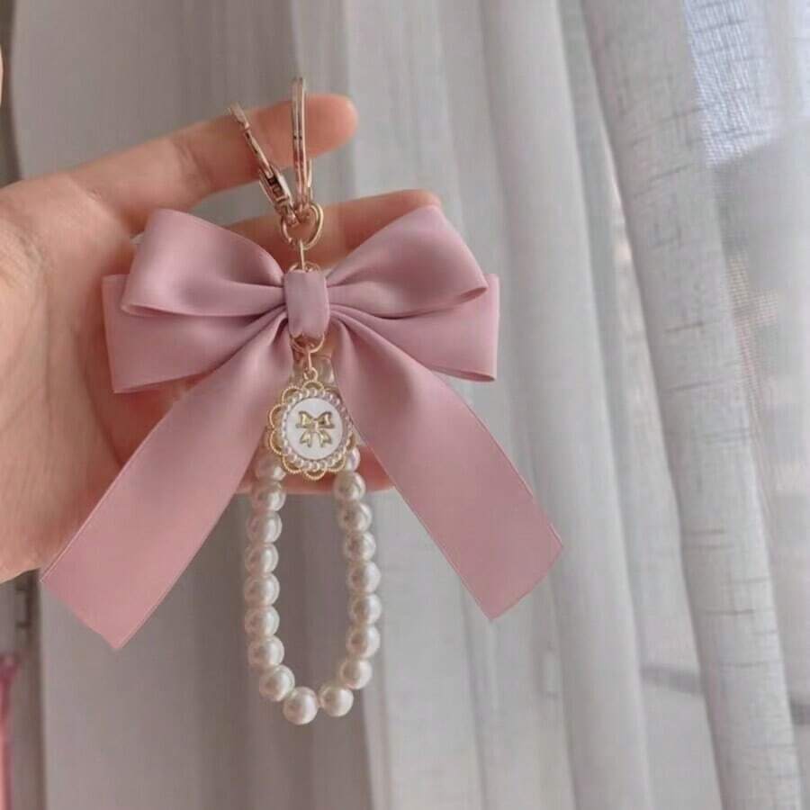 Gorgeous matte bow keychain wi - Women'S Accessories Wallet のレビューと価格