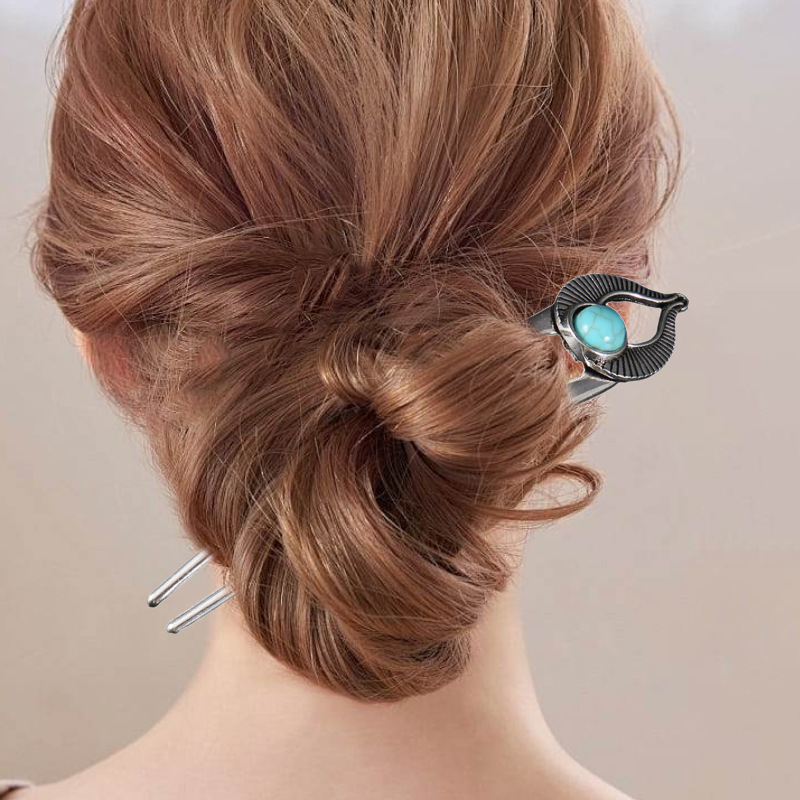 Egypt Turquoise U Shape Hair F - Women Accessories Aesthetic のレビューと価格