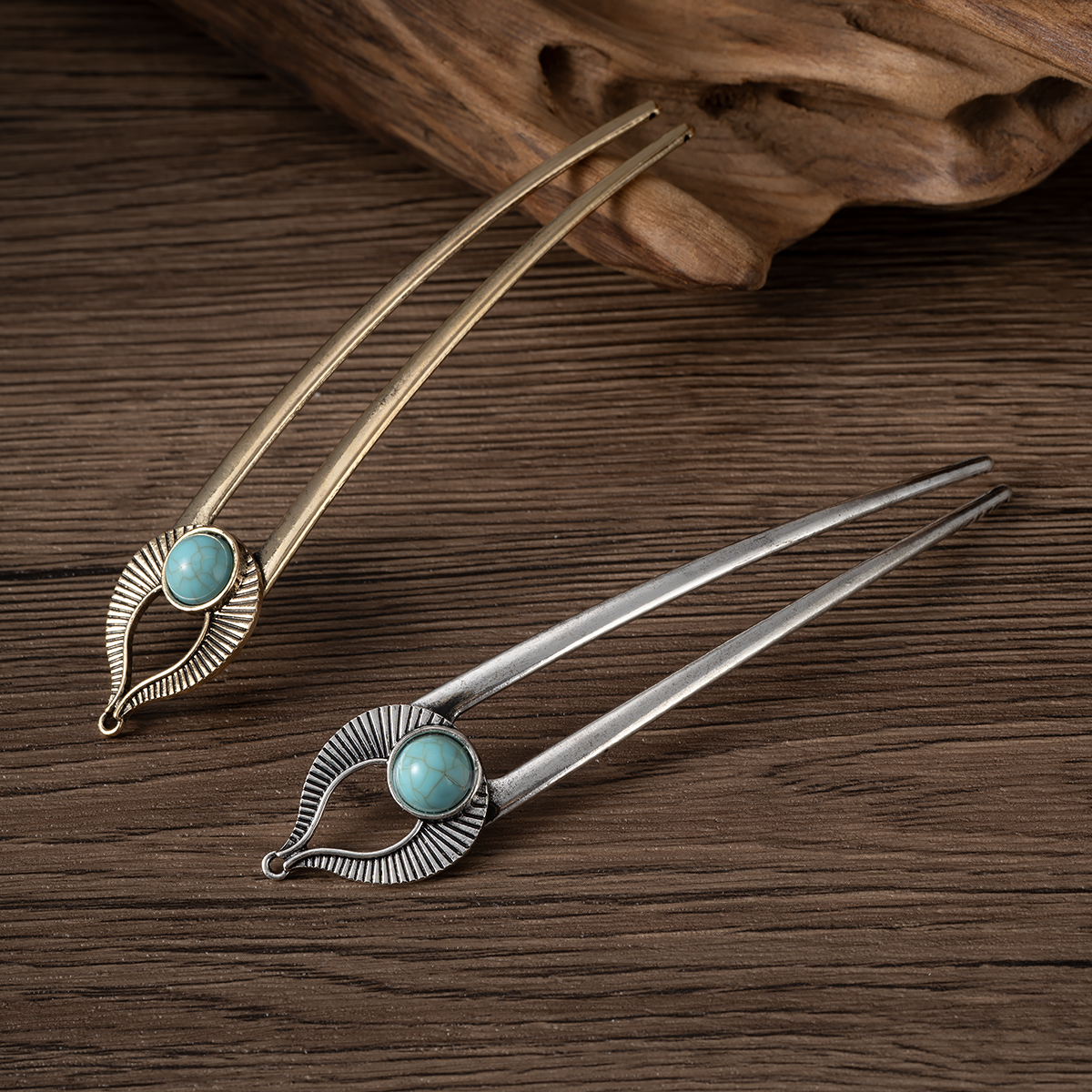 Egypt Turquoise U Shape Hair F - Women Accessories Aesthetic のレビューと価格