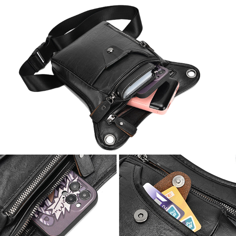 Vintage Pu Leather Waist Pack  - Women Electronic Accessories のレビューと価格