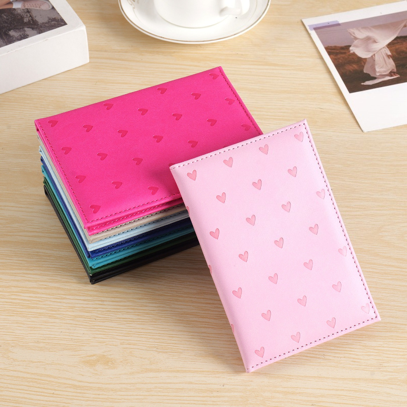 Cute Heart Print Passport Cove - Women'S Accessories Wallet のレビューと価格