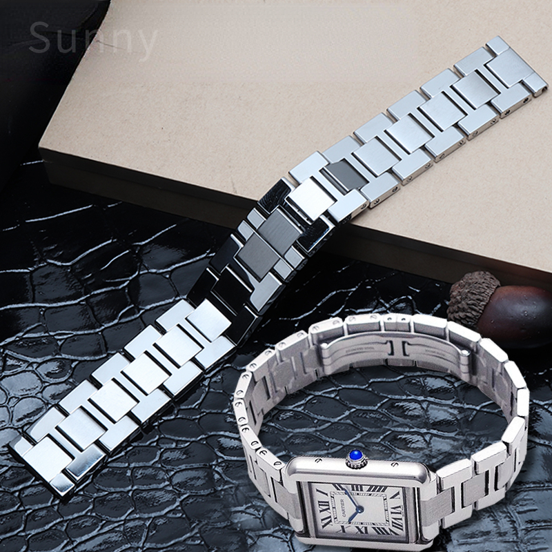 Stainless Steel Watch Strap fo - Women'S Accessories Cartier のレビューと価格