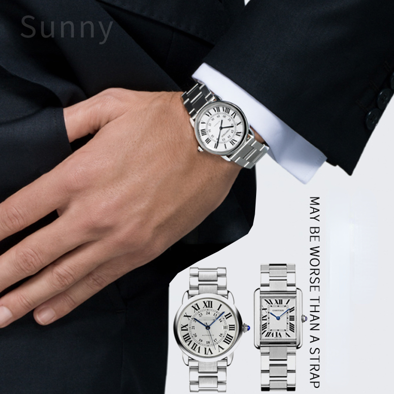 Stainless Steel Watch Strap fo - Women'S Accessories Cartier のレビューと価格