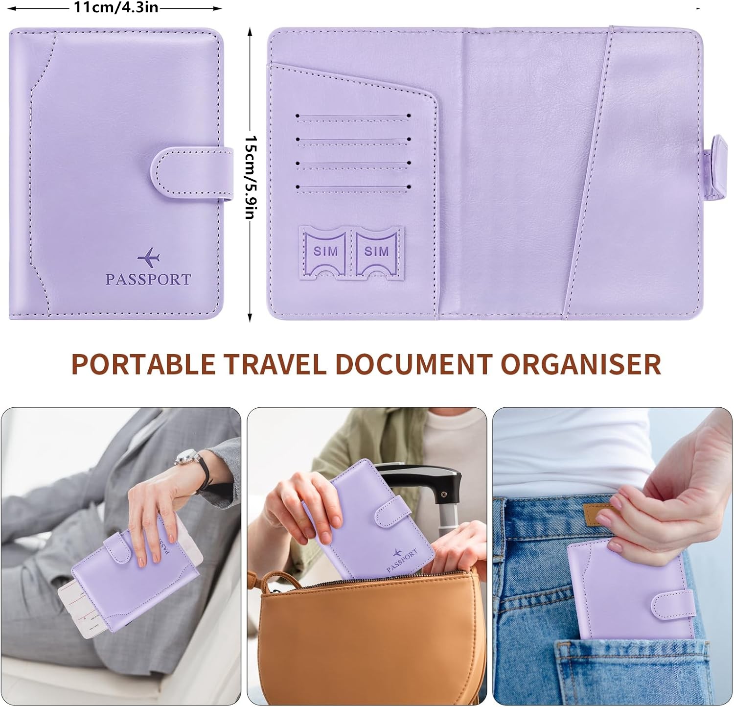 Passport Holder for Travel Cru - Women'S Accessories Wallet のレビューと価格