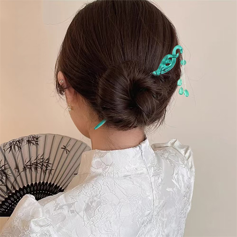 Hot！Chinese Elegant Women's Ha - Women Accessories Aesthetic のレビューと価格