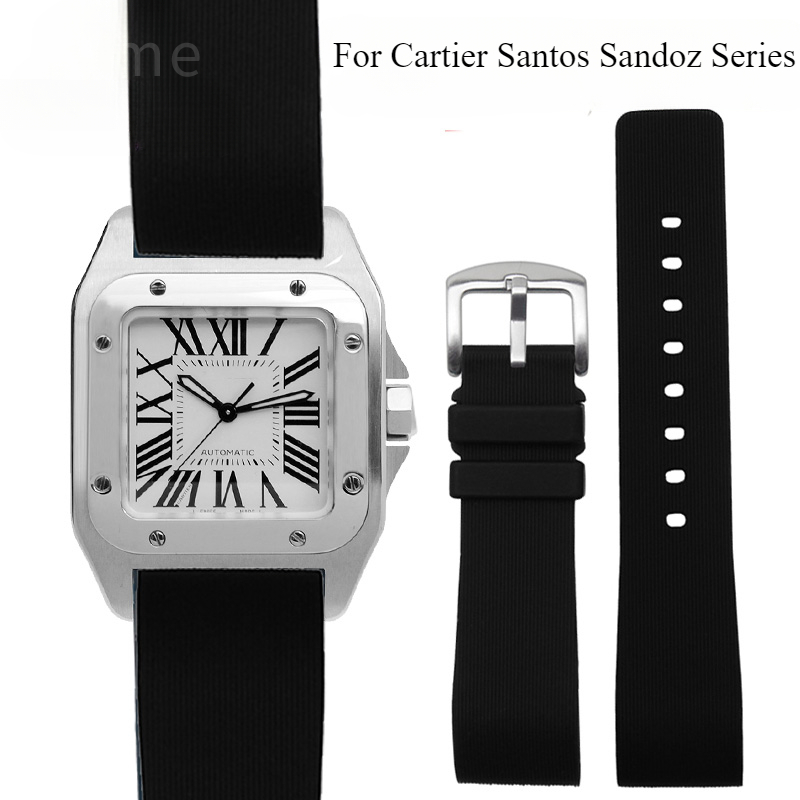 Black Blue Silicone Watch Stra - Women'S Accessories Cartier のレビューと価格